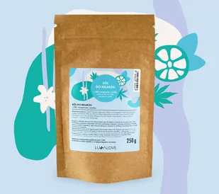 Lullalove, Sól Do Kąpieli Cbd, Bergamotą I Wanilią, 250g - Pozostałe akcesoria do kąpieli i SPA - miniaturka - grafika 1