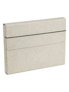 BigsoBox Teczka "Olof" w kolorze beżowym na dokumenty - 34,5 x 26 x 4 cm - Teczki i skoroszyty - miniaturka - grafika 1