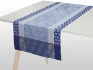 Ściereczki, gąbki, czyściki - Le Jacquard Fran ais Bieżnik żakardowy powlekany Nature Urbaine Niebieski - miniaturka - grafika 1