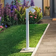 Lampy ogrodowe - Paulmann Słupek oświetleniowy LED Cuff, aluminium, czujnik, biały - miniaturka - grafika 1