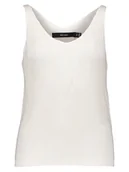 Koszulki i topy damskie - Vero Moda Top dzianinowy w kolorze białym - miniaturka - grafika 1