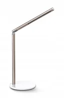 Lampy stojące - CEP Lampka na biurko CLED-100 beżowo / biała - miniaturka - grafika 1