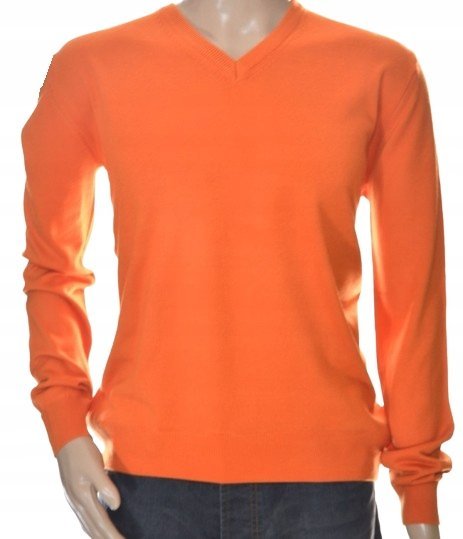 Sweter męski z kaszmiru i wełny merynosów XXL 2XL w szpic kaszmirowy 236