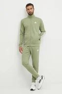 Dresy męskie - adidas dres Essentials męski kolor zielony JD9859 - miniaturka - grafika 1