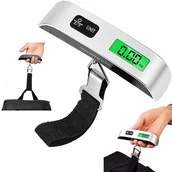 Akcesoria podróżnicze - WAGA BAGAŻOWA PODRÓŻNA RĘCZNA do 50KG TURYSTYCZNA LOTNICZA HAKOWA do BAGAŻU - miniaturka - grafika 1