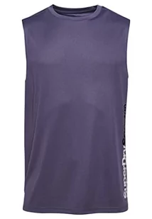 Superdry Active Vest Sukienka męska, Folkstone szary, L - Sukienki - miniaturka - grafika 1