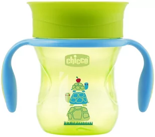 Chicco Kubek 360° do nauki samodzielnego picia 200 ml : Kolor - Pomarańczowy - Kubki dla dzieci - miniaturka - grafika 3