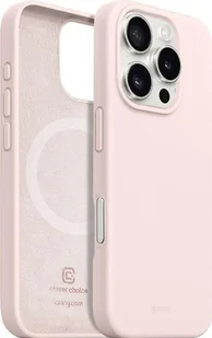 Crong Color Cover Magnetic do iPhone 16 Pro Max piaskowy róż - Etui i futerały do telefonów - miniaturka - grafika 1
