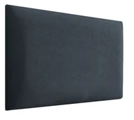 Panele ścienne i boazeria - Panel ścienny tapicerowany prostokąt 60x30 cm Szary Mat 93 Stelle - miniaturka - grafika 1