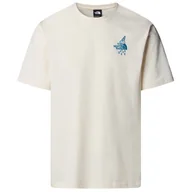 Koszulki sportowe męskie - Koszulka męska The North Face U Powder Days Relaxed S/S Tee-Graphic Rozmiar: XXL / Kolor: biały - miniaturka - grafika 1