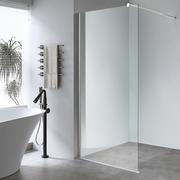 Ścianki i drzwi prysznicowe - Ścianka prysznicowa 120 cm SH07F szkło 8mm - miniaturka - grafika 1