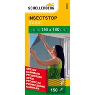 Moskitiery - Siatka na okno 150 x 180 cm czarna - miniaturka - grafika 1