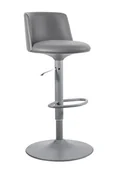 Taborety i hokery - Krzesło Hoker barowy Noho - PU-8 Szary - miniaturka - grafika 1