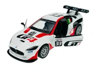 Samochody i pojazdy dla dzieci - MSZ MASERATI GRAN TURISMO MC GT4 BIAŁO-CZERWONY 1:43 - miniaturka - grafika 1