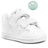Buty dla chłopców - Adidas Buty Stan Smith Cf I FX7537 Ftwwht/Ftwwht/Silvmt - miniaturka - grafika 1