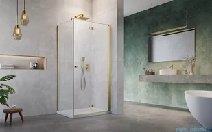 Radaway Nes KDJ B Brushed Gold kabina 90x100 prawa szczotkowane złoto 10025090-99-01R/10039100-01-01 - Kabiny prysznicowe Radaway Nes KDJ B Brushed Gold kabina 90x100 prawa szczotkowane złoto 10025090-99-01R/10039100-01-01 - Kabiny prysznicowe - miniaturka - grafika 3