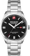 Zegarki męskie - Zegarek męski SWISS MILITARY SMWGH0001601 stalowy klasyczny do pływania - miniaturka - grafika 1