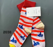 Skarpetki męskie - Kolorowe skarpety Happy Socks unisex rozmiar 36-40 (2038) - miniaturka - grafika 1