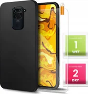 Etui i futerały do telefonów - Hello Case Etui do Xiaomi Redmi Note 9 (Czarne, Matowe, Obudowa Slim, Silikon) SZKŁO - miniaturka - grafika 1