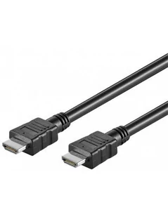 Kabel HDMI 1.4 1080p ARC CEC Goobay czarny 0,5m - Kable - miniaturka - grafika 1