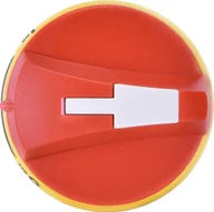 Sterowniki i przekaźniki - Rączka drzwiowa czołowa i boczna prawa żółto-czerwona CLBS-EH80/YR - miniaturka - grafika 1