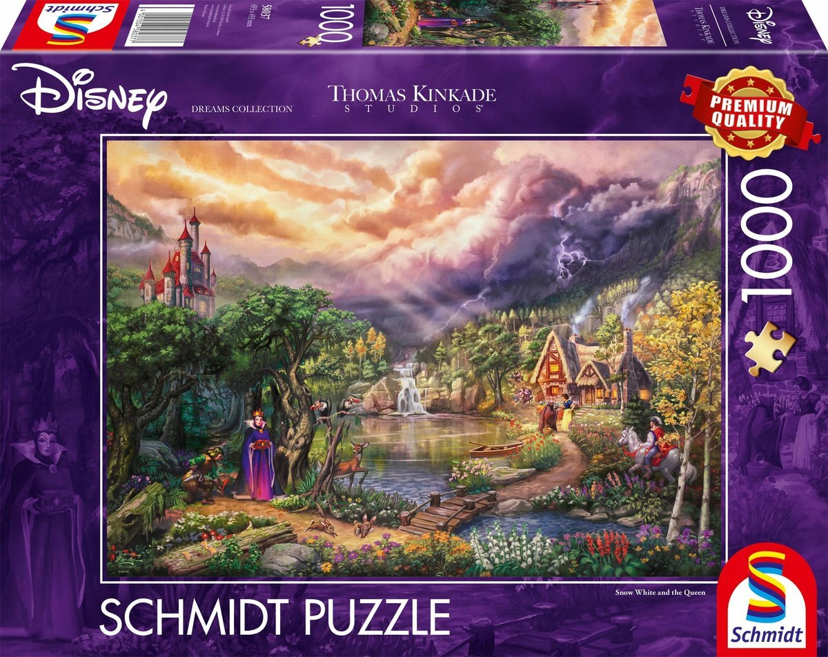 SCHMIDT SPIELE Puzzle 1000 Elementów Disney Królewna Śnieżka i Królowa
