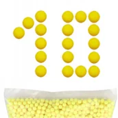 Zabawki militarne - AMUNICJA NABOJE KULKI PLASTIKOWE BEZSZWOWE 6mm 100 sztuk do ASG PISTOLETU - miniaturka - grafika 1