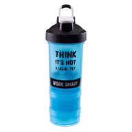 Shakery i bidony sportowe - IQ Shaker IQ BETA 57024-C BLUE/BLACK - miniaturka - grafika 1