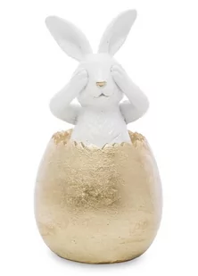 Figurka królik ART-POL, biały, 14x7x7 cm - Wielkanoc - miniaturka - grafika 1
