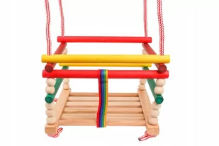 Drewniana huśtawka w kolorowej odsłonie - wytrzymała konstrukcja, niepowtarzalny design - Leżaczki i huśtawki Drewniana huśtawka w kolorowej odsłonie - wytrzymała konstrukcja, niepowtarzalny design - Leżaczki i huśtawki - miniaturka - grafika 1