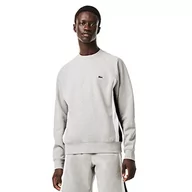 Bluzy męskie - Lacoste Bluza męska Sh5605, kolor srebrny/czarny/biały, L, srebrny / czarny / biały, L - miniaturka - grafika 1