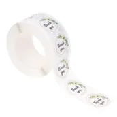 Zabawki kreatywne - Dalprint Naklejki na rolce thank you kwiatowe - miniaturka - grafika 1