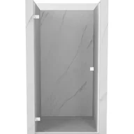 Ścianki i drzwi prysznicowe - Mexen Lunar-B drzwi prysznicowe uchylne lewe 65 cm, transparent, białe - 832-065-000-20-00-L - miniaturka - grafika 1