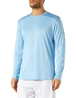 Koszulki męskie - uhlsport Stram 22 koszulka męska z długim rękawem, błękitna/biała, M - miniaturka - grafika 1