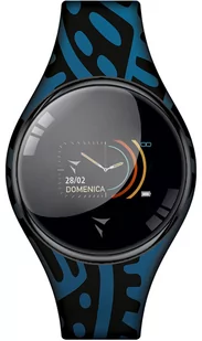 Techmade Freetime Ethnic Style Czarno-niebieski - Smartwatch - miniaturka - grafika 1
