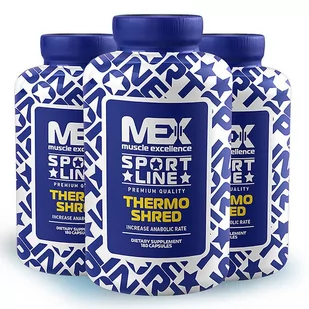 Mex Thermo Shred 180Caps - Spalacze tłuszczu Mex Thermo Shred 180Caps - Spalacze tłuszczu - miniaturka - grafika 1