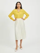 Spódnice - Vila Spódnica w kolorze kremowym - miniaturka - grafika 1