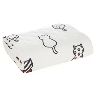 Narzuta na łóżko pikowana KID 18 kotki w kosmosie 170x210 pled mikrofibra - Koce i narzuty dla dzieci Narzuta na łóżko pikowana KID 18 kotki w kosmosie 170x210 pled mikrofibra - Koce i narzuty dla dzieci - miniaturka - grafika 1