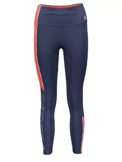 Spodnie sportowe damskie - New Balance Legginsy sportowe w kolorze czerwono-granatowym - grafika 1