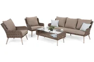 Meble ogrodowe - Meble ogrodowe technorattanowe Almeria Ginger / Brown Melange - miniaturka - grafika 1