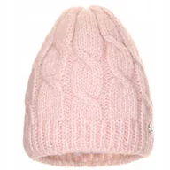 Czapki damskie - Czapka zimowa damska BELLA Jasny róż - miniaturka - grafika 1