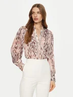 Bluzki damskie - Guess Bluzka W5RH16 WDW82 Kolorowy Classic Fit - miniaturka - grafika 1