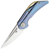 Scyzoryki - Bestech VIGIL M390, Satyna, Tytan, Niebieski BT2201B - miniaturka - grafika 1