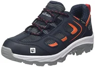 Buty dla chłopców - Jack Wolfskin Dzieci uniseks VOJO TEXAPORE LOW K buty na zewnątrz, night Niebieski/Czerwony, 33 EU - miniaturka - grafika 1