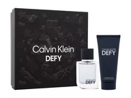 Zestawy perfum męskich - Calvin Klein Defy zestaw EDT 50 ml + żel pod prysznic 100 ml - miniaturka - grafika 1