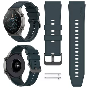 PASEK DO HUAWEI WATCH GT/GT 2/GT 2E/GT 2 PRO/3/3 PRO/GT 3/GT 3 SE/GT 3 PRO - CIEMNA ZIELEŃ - Akcesoria do smartwatchy - miniaturka - grafika 1