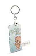 Plecaki - NICI 62121 breloczek do kluczy, mini pluszowa poduszka, anioł stróż 8 cm z dzwoneczkiem, kolorowy towarzysz do plecaka lub torby, uchwyt na klucze dla małych i dużych 62121 - miniaturka - grafika 1