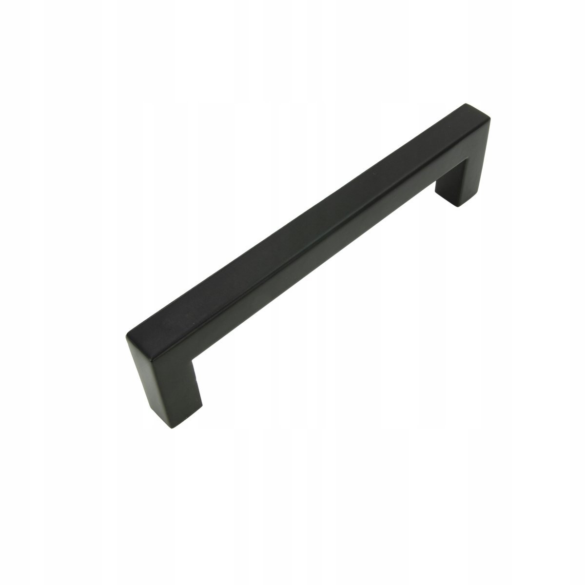 Uchwyt meblowy klasyczny 128 mm czarny Metalowy uchwyt do szafki szuflady
