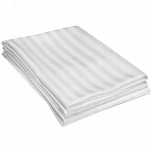 PRZEŚCIERADŁO HOTELOWE ADAMASZEK BIAŁE 200x220 cm - Prześcieradła - miniaturka - grafika 1