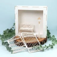 Scrapbooking - Baza 3d - shadowbox, 30x60cm, 1 kpl. - miniaturka - grafika 1